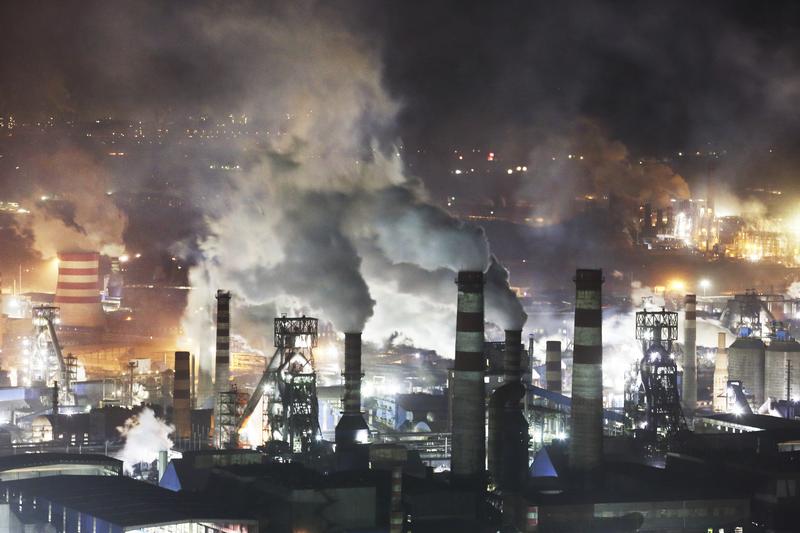 Steel Cities in China's Hebei Province