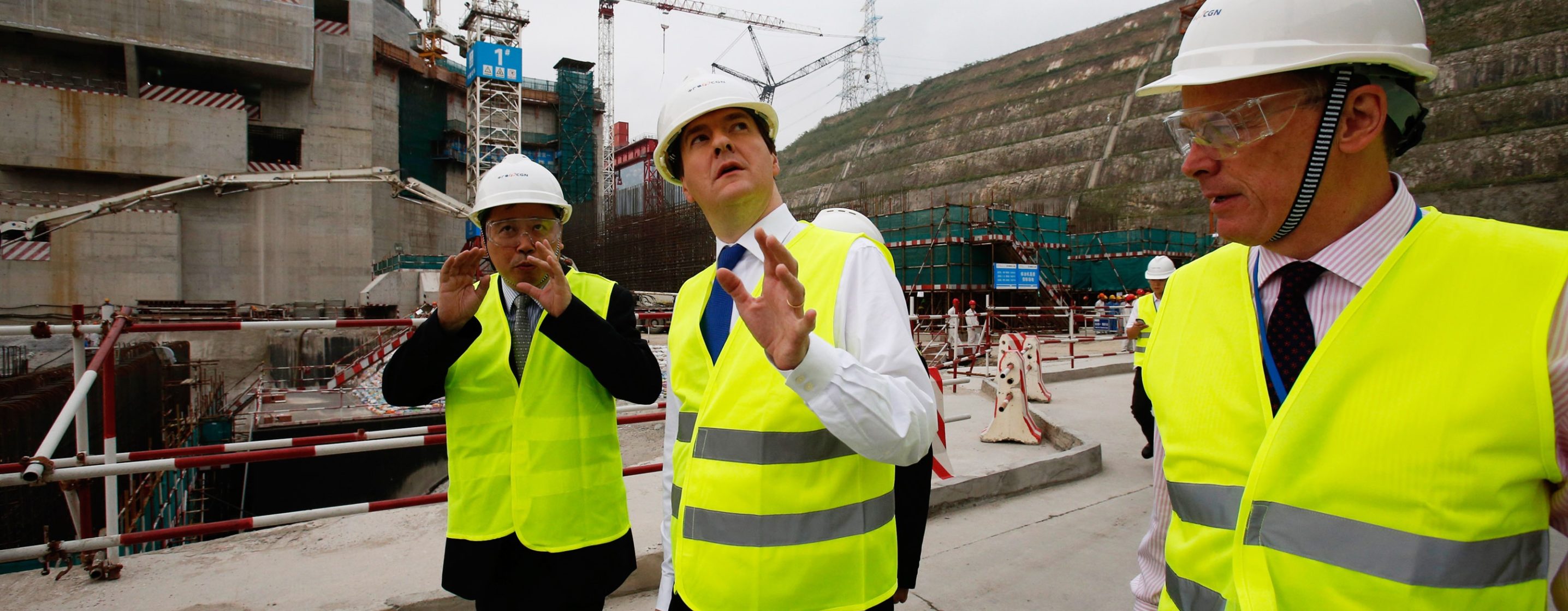 George Osborne visits the delayed Taishan plant