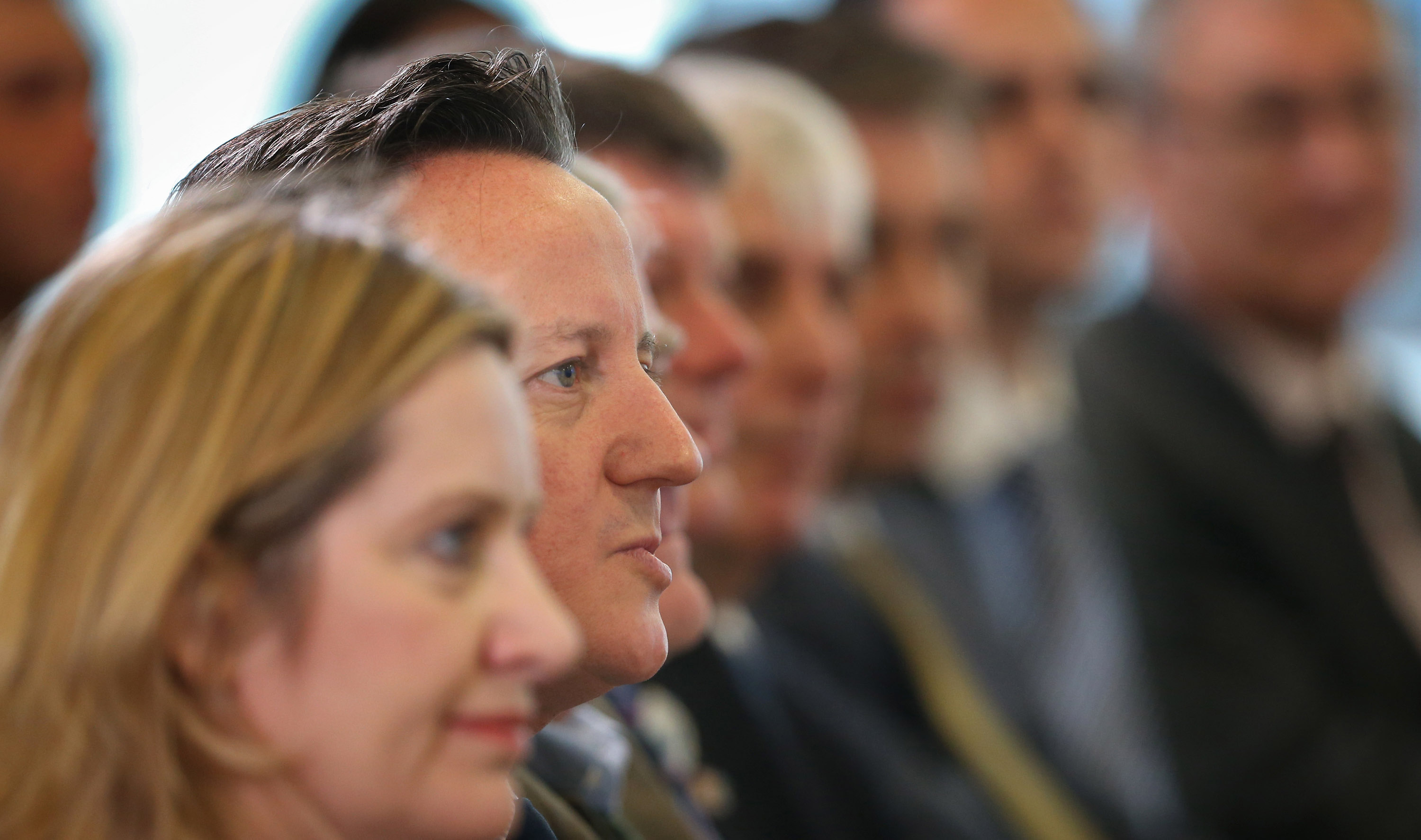 David Cameron Presents Fifth Election Theme At Saga Offices