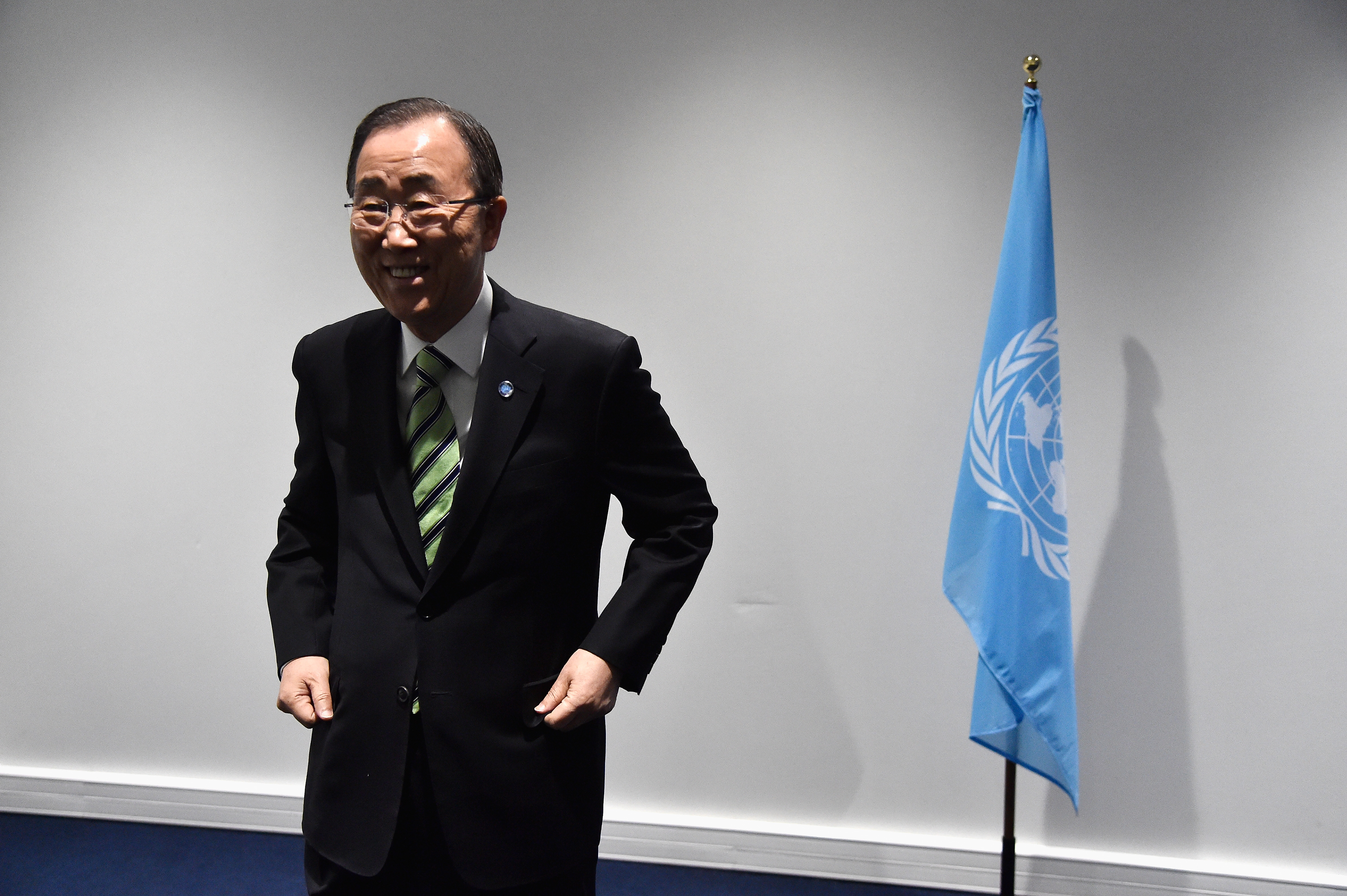 UN Secretary-General Ban Ki-moon has expressed his happiness over the conclusion of the Paris climate summit. Photo: Pascal Le Segretain/Getty Images