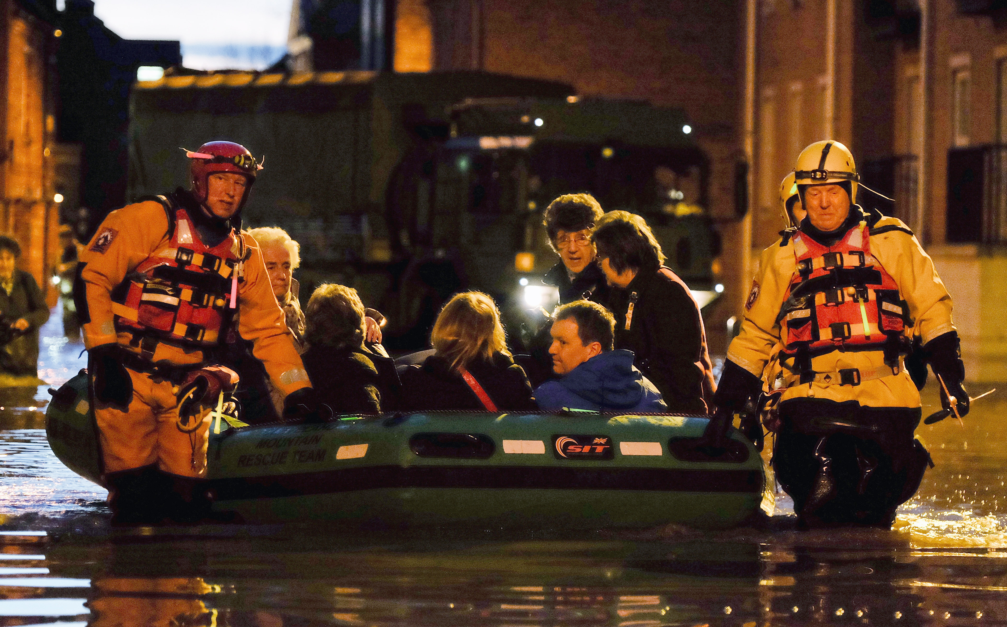 Rescue operation, York, 27 December.  Image: Getty