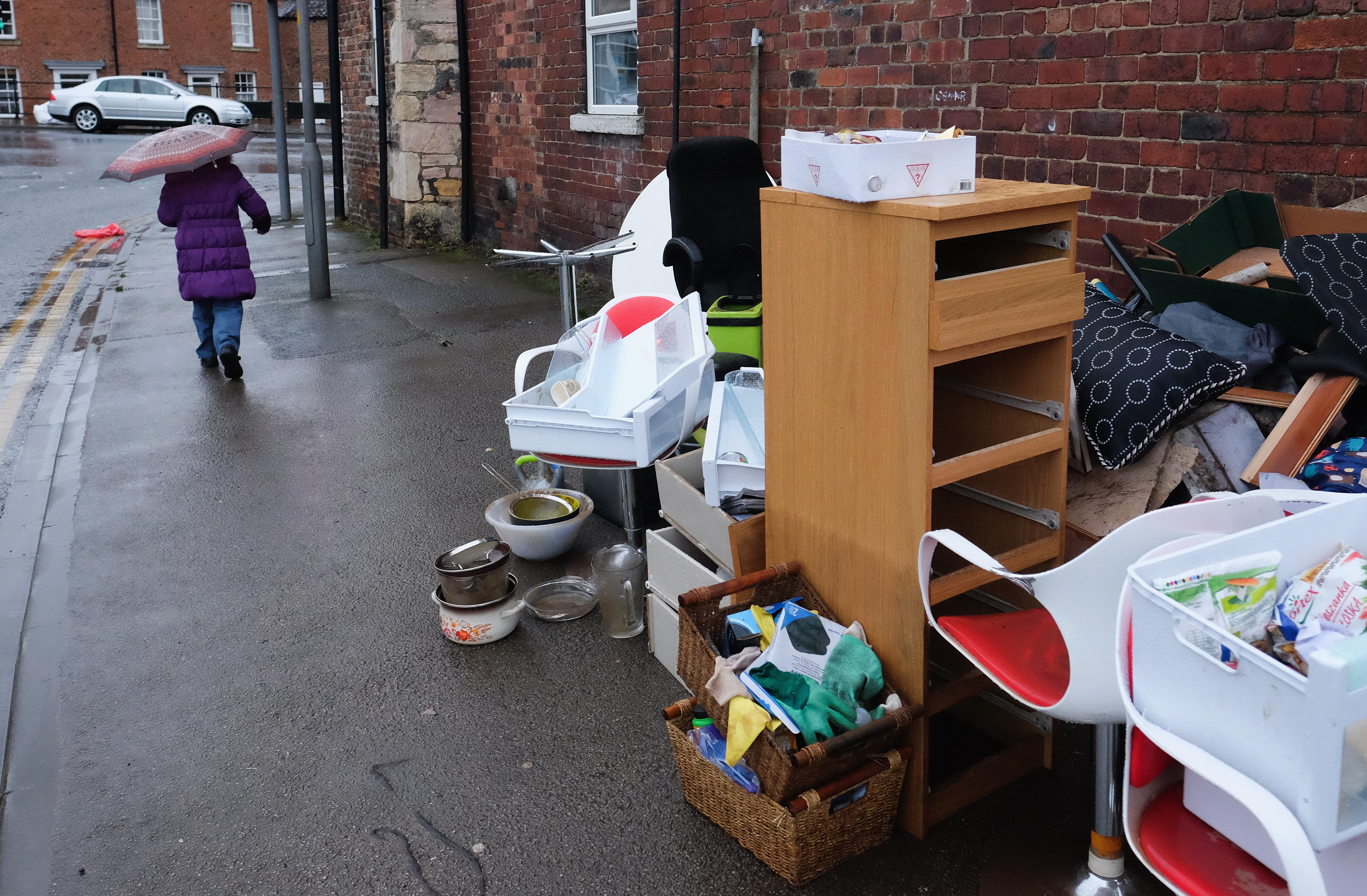 Clean up after flooding. Image: Getty