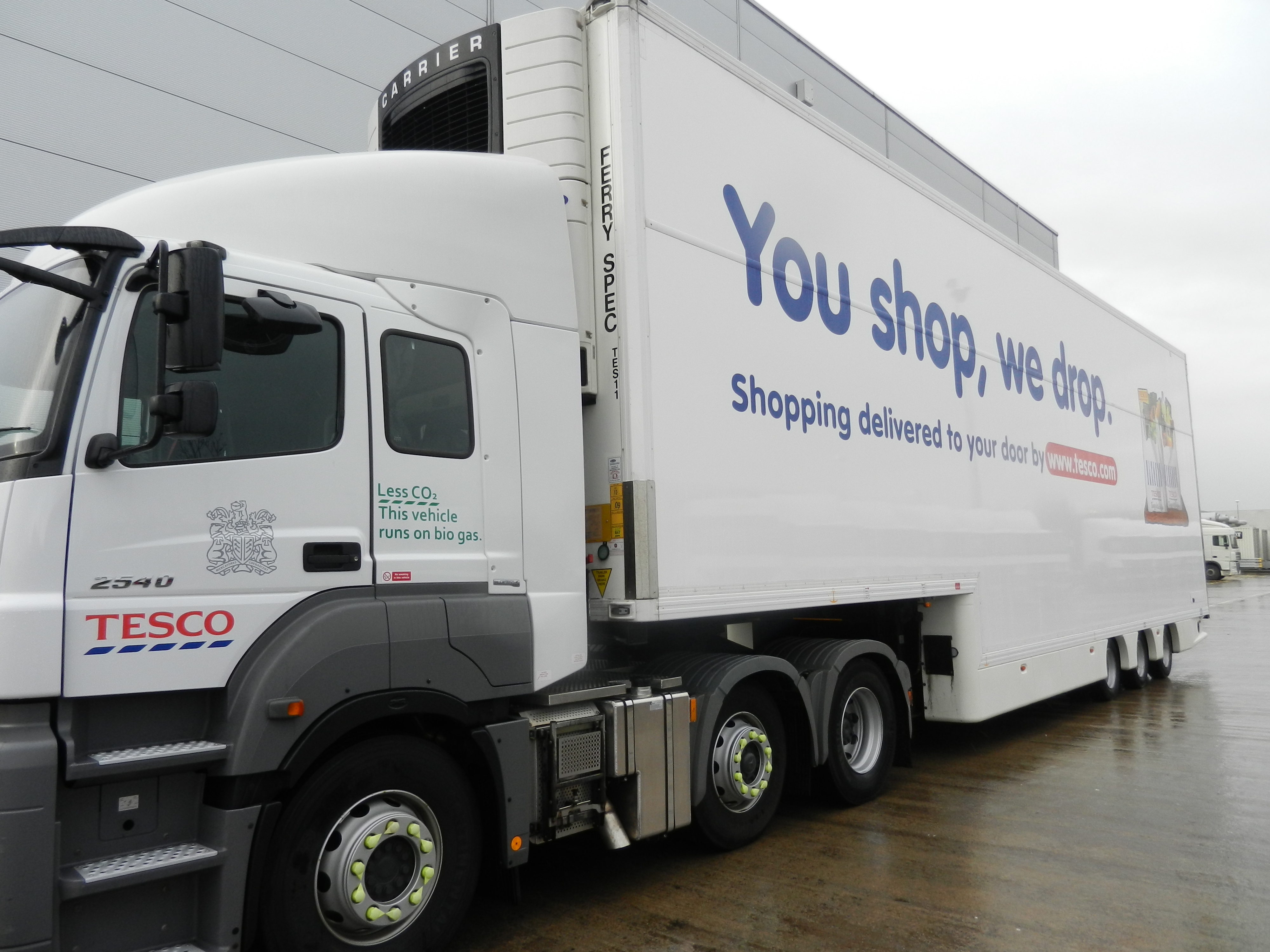 Tesco biogas HGV