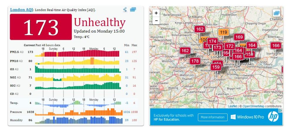 london pollution