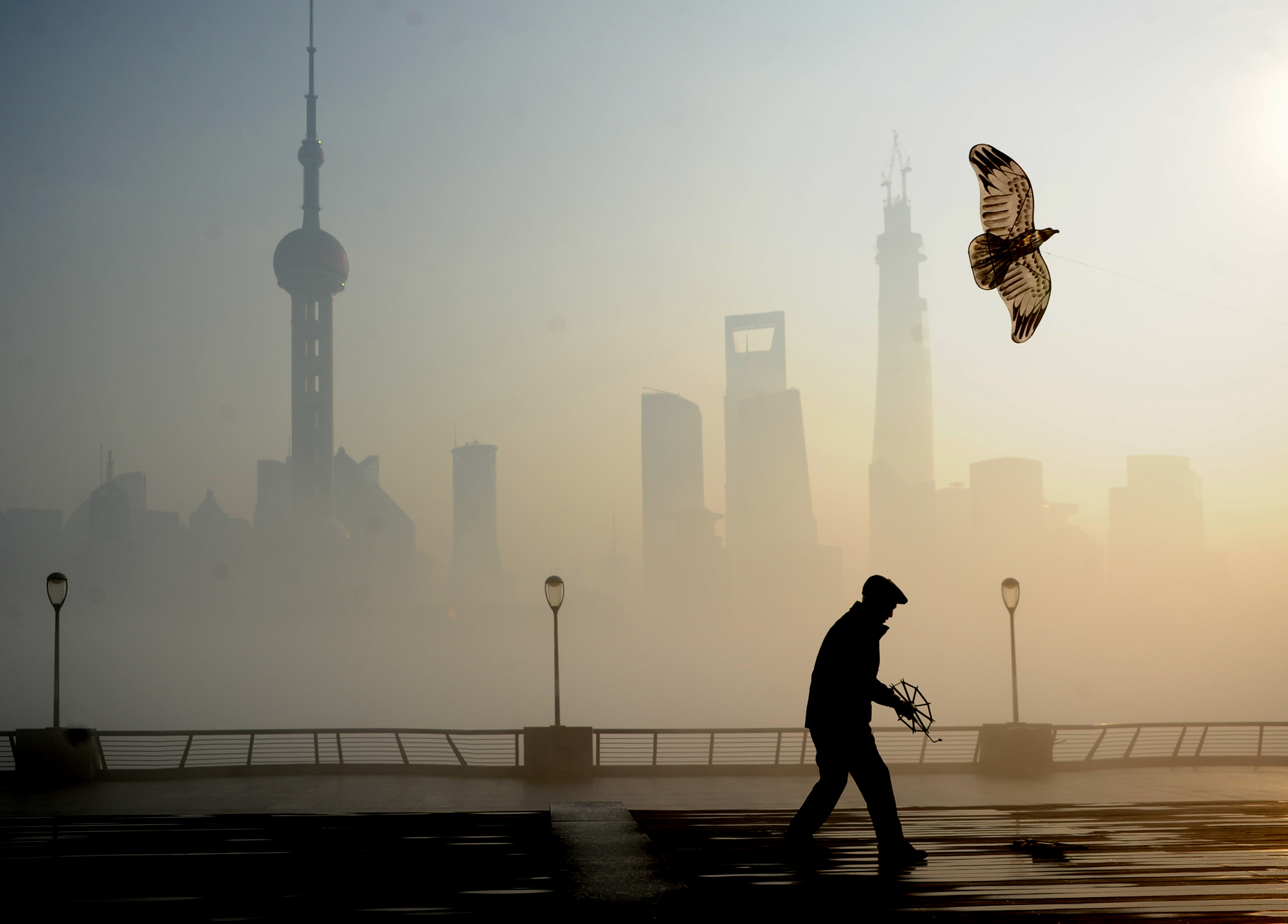 Is Shanghai air polluted vs Beijing?