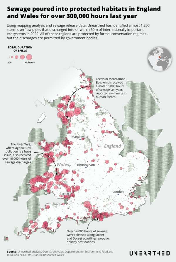 Most of England's sewage systems are overwhelmed, finds analysis